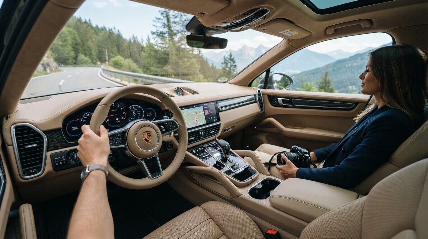 porsche suv interior
