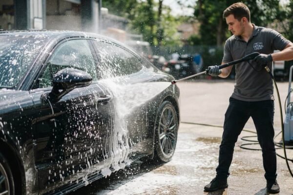 power washer car cleaning