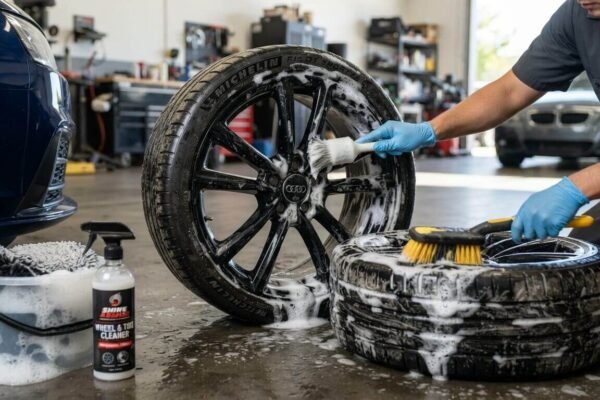 wheel tire cleaner
