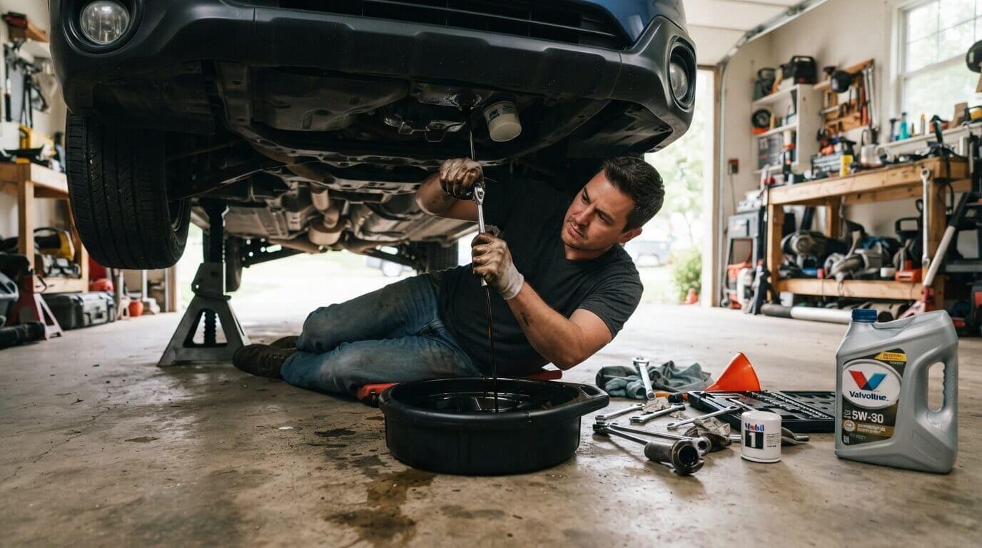 how to change oil