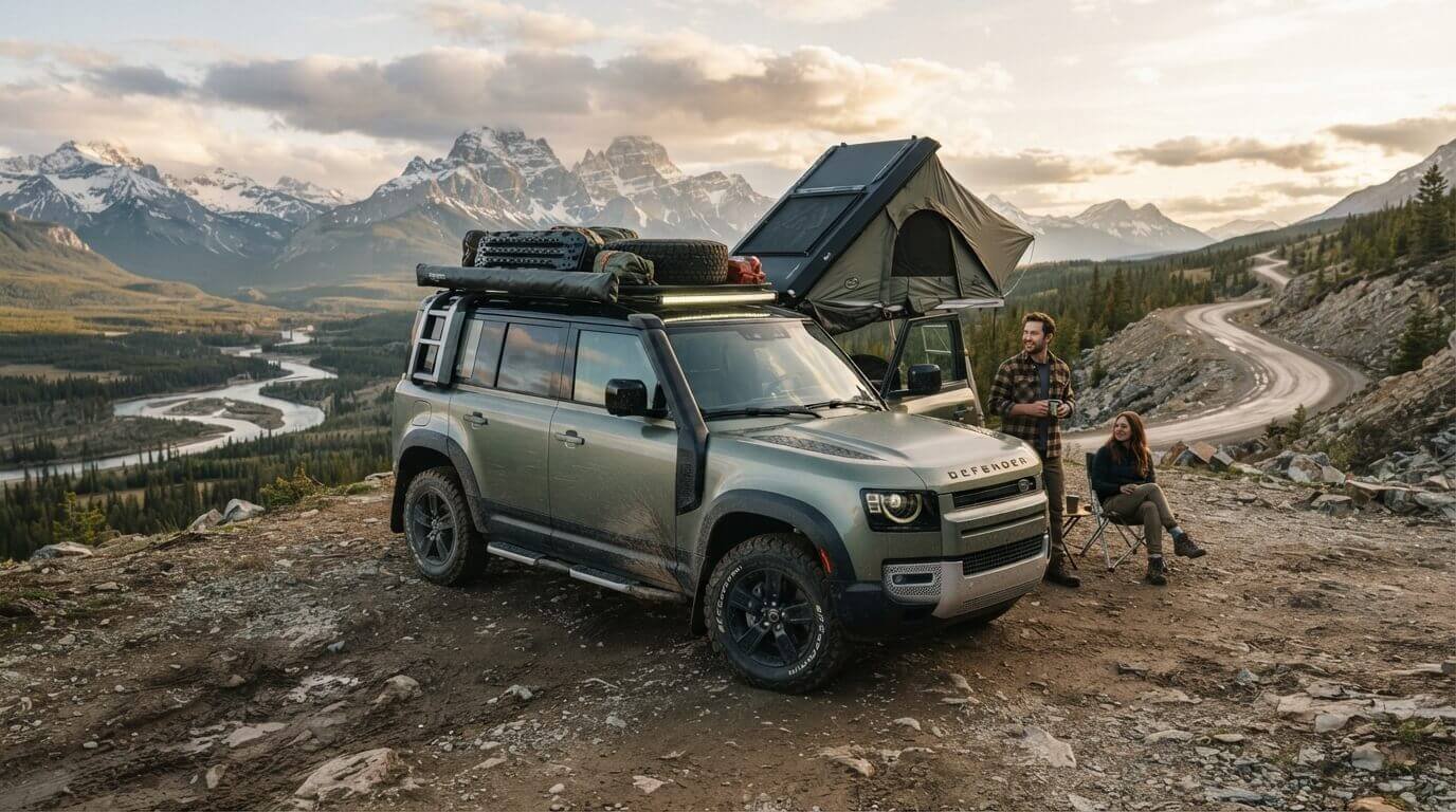 defender 110 car